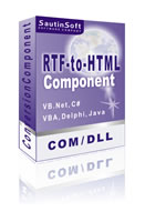 Screenshot vom Programm: RTF-to-HTML DLL