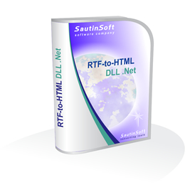 Screenshot vom Programm: RTF-to-HTML DLL .Net