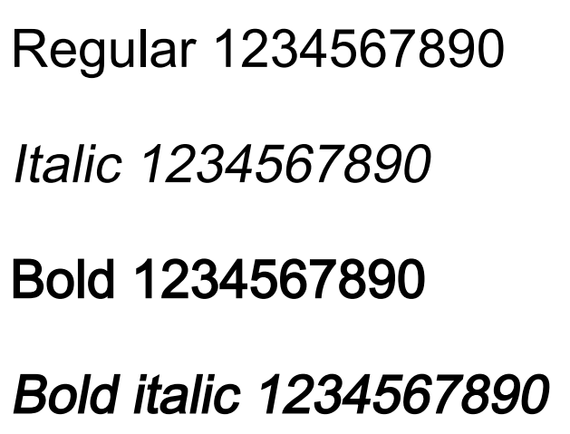 Font recognition: