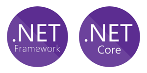 .NET Framework 2.0, 3.5, 4.0, 4.5 and higher .Net Core 2.0 and higher