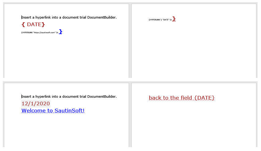 inserting a Hyperlink