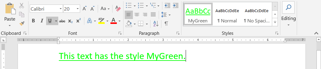 style MyGreen