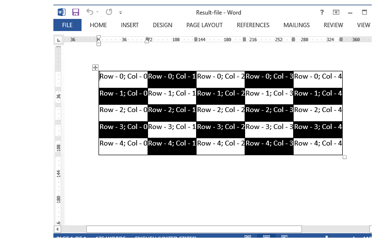 Document .Net - Table Document .Net - Table