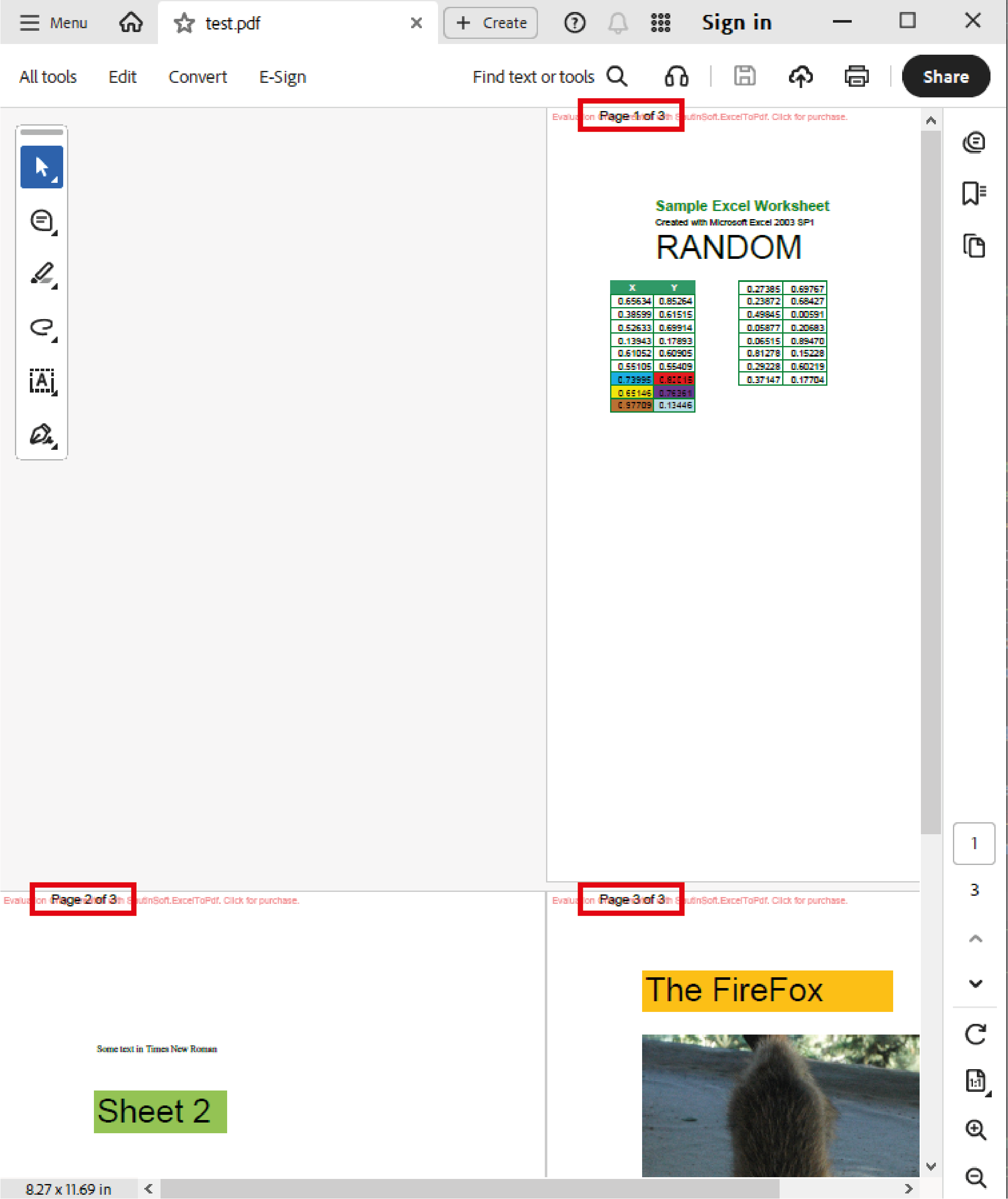 add page numbers in resulting pdf output