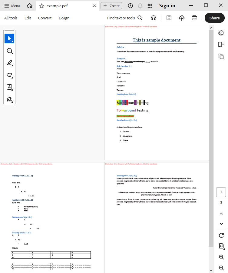 convert doc file to pdf output