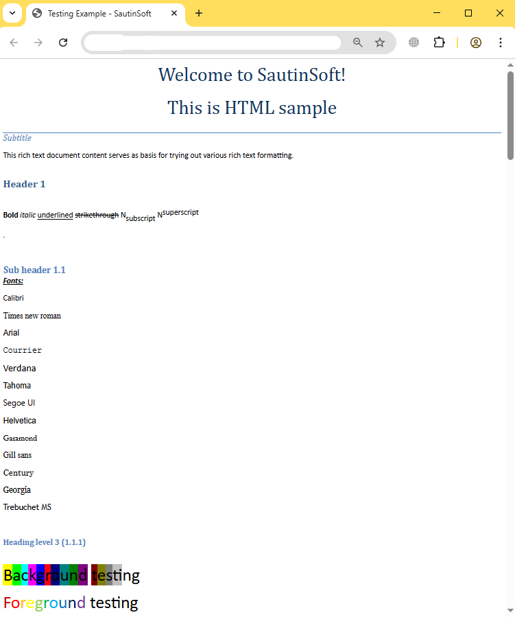 convert html file to pdf file output