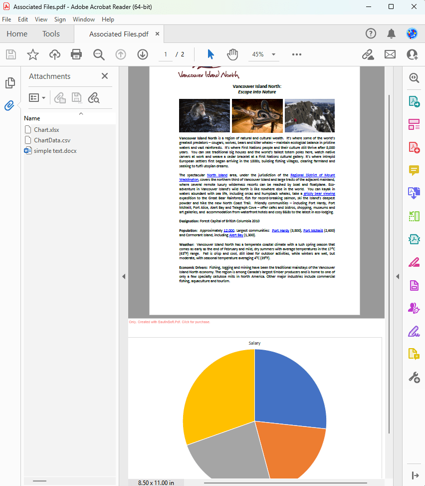 associate files output
