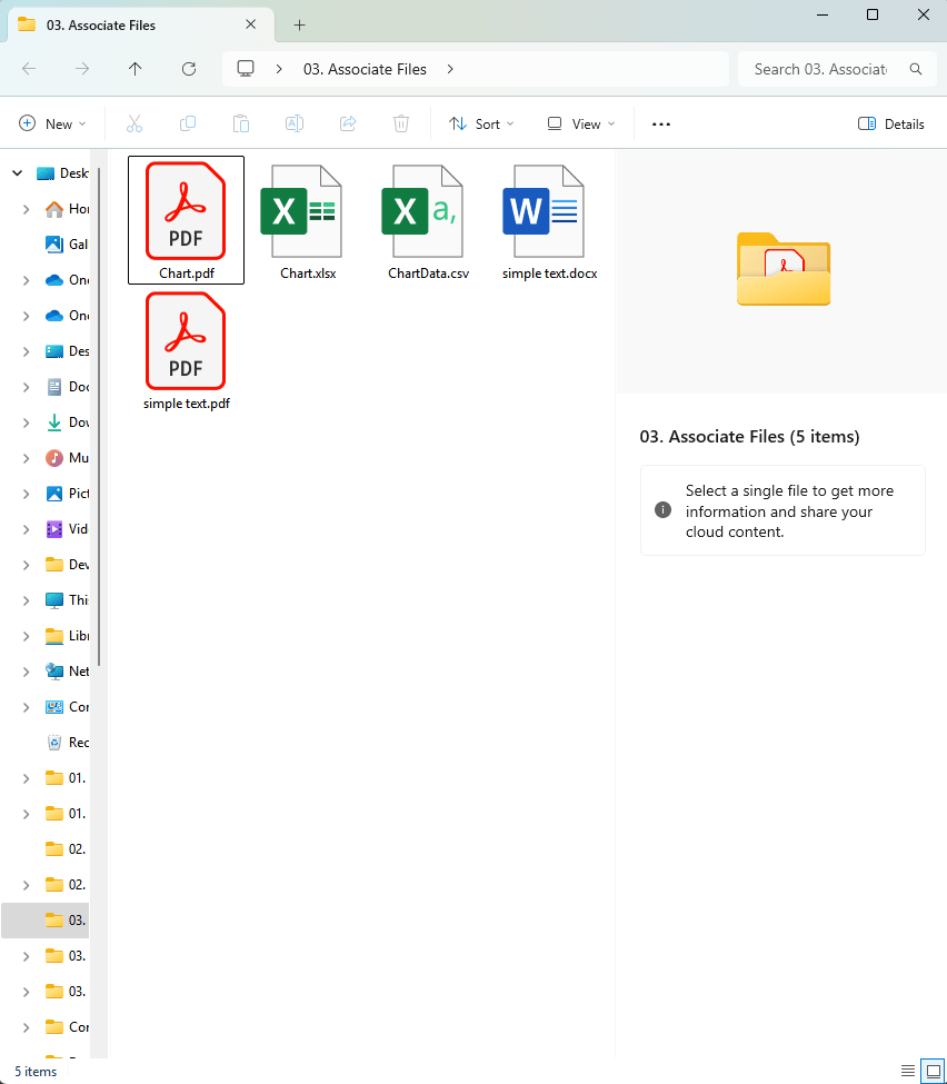 associate intermediate file