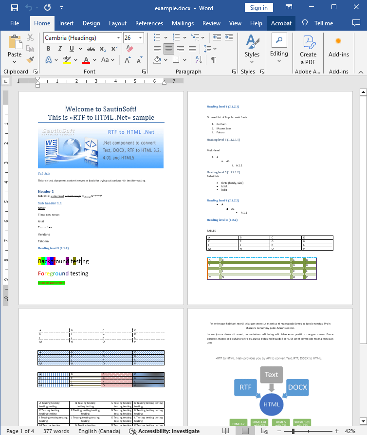page border html input