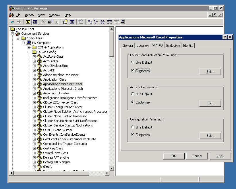 component services iis